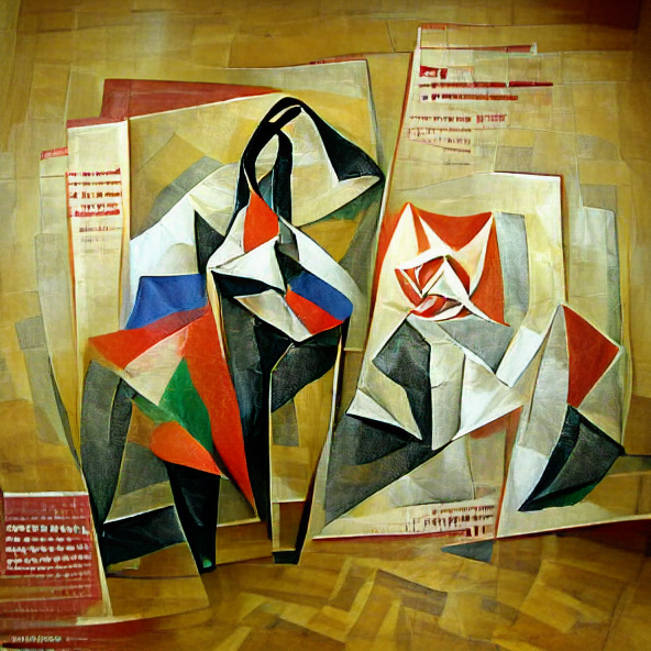 Intersecting Triangles Influenced by Liubov Popova