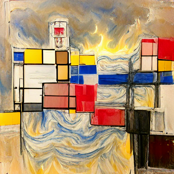 Optimistic Mysticism Influenced by Piet Mondrian