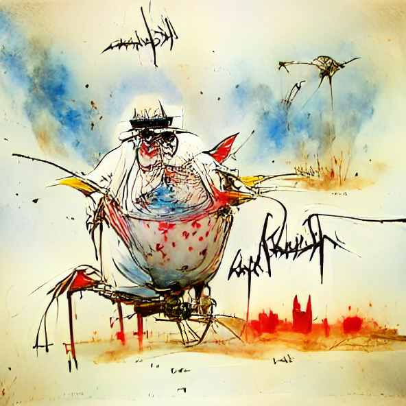 Ralph Steadman Illustration